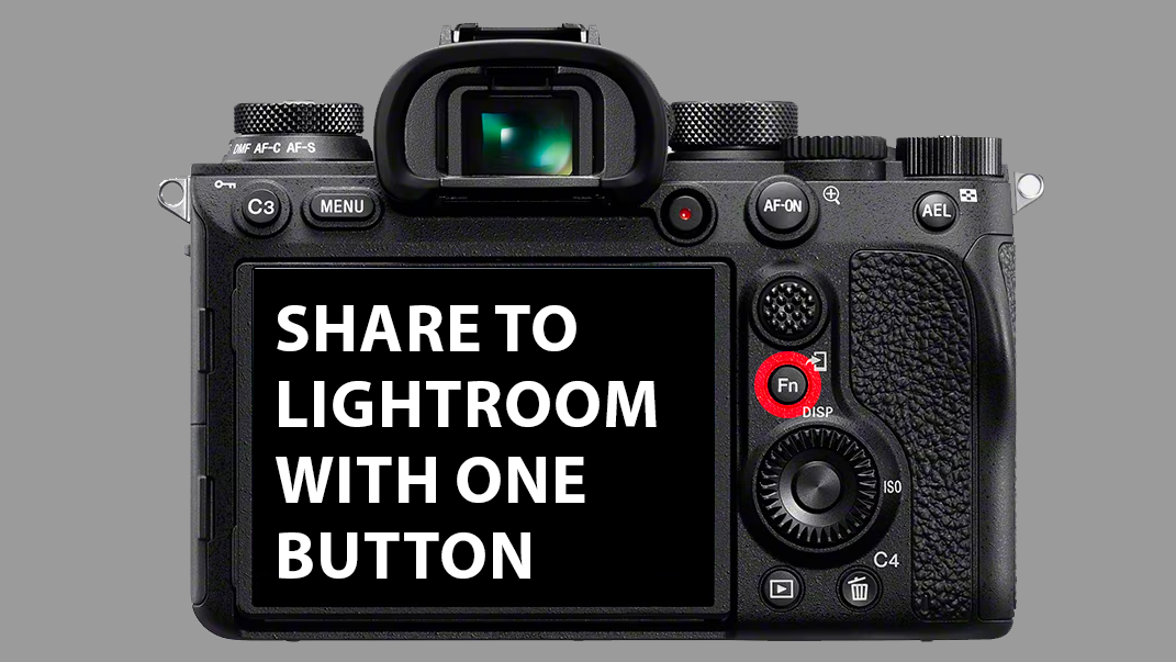 Share to Lightroom with one button
